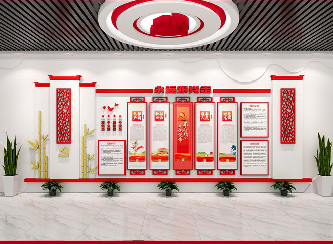  美刻會展為慶祝祖國70周年華誕，精心推出黨建文化專欄展臺設(shè)計