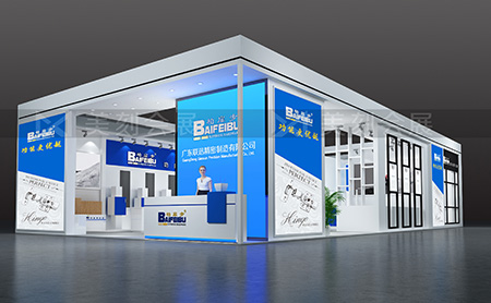 以科技感風格，2021廣州家具展特裝指定搭建商突出客戶公司理念
