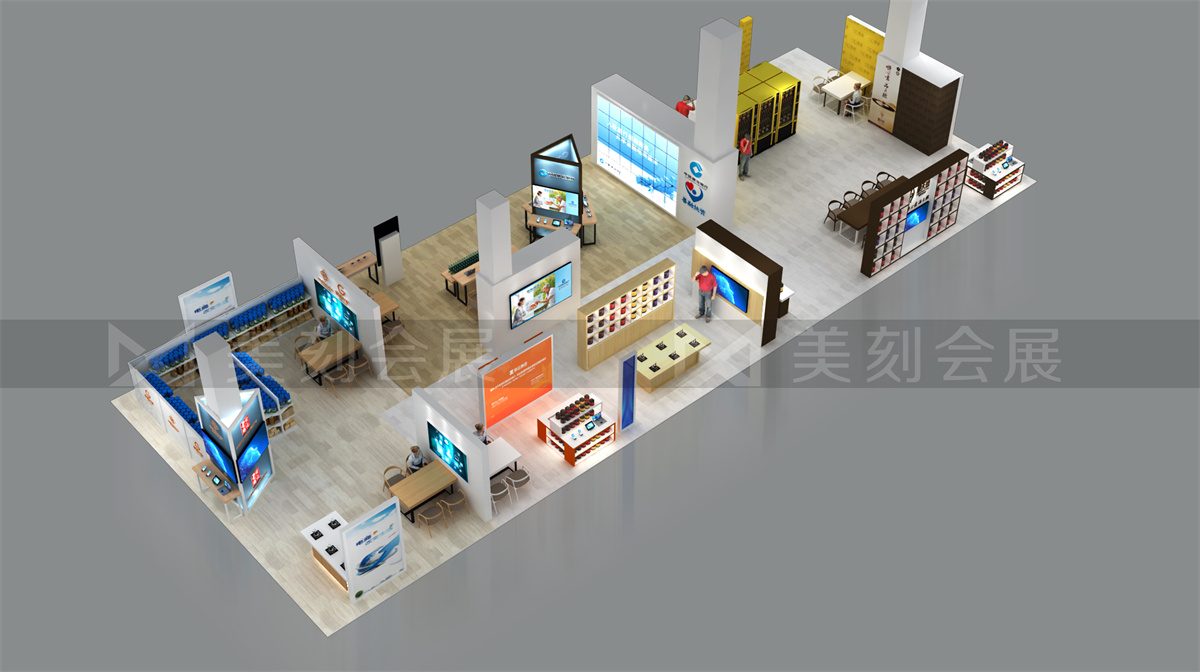 第五屆黑茶文化旅游節(jié)展臺(tái)設(shè)計(jì)方案，黑茶文化節(jié)展會(huì)布置效果圖