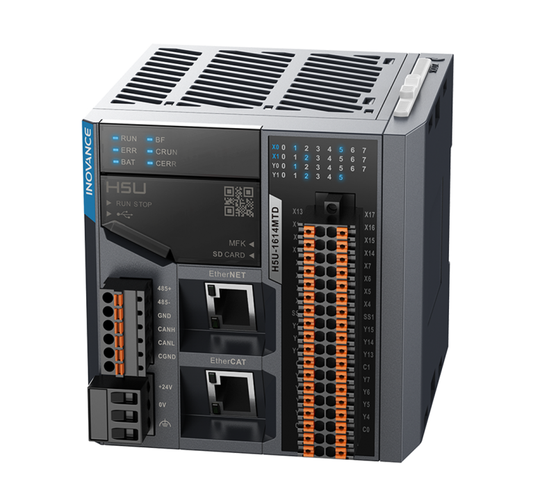 H5U系列  EtherCAT總線(xiàn)高性能小型PLC